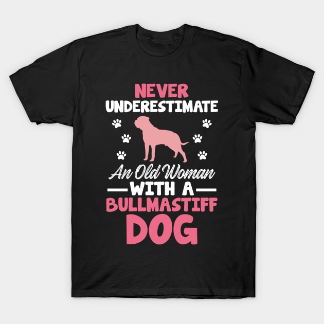 Bullmastiff Owner Gift Bullmastiff Design Middle Aged Owner T-Shirt by InnerMagic